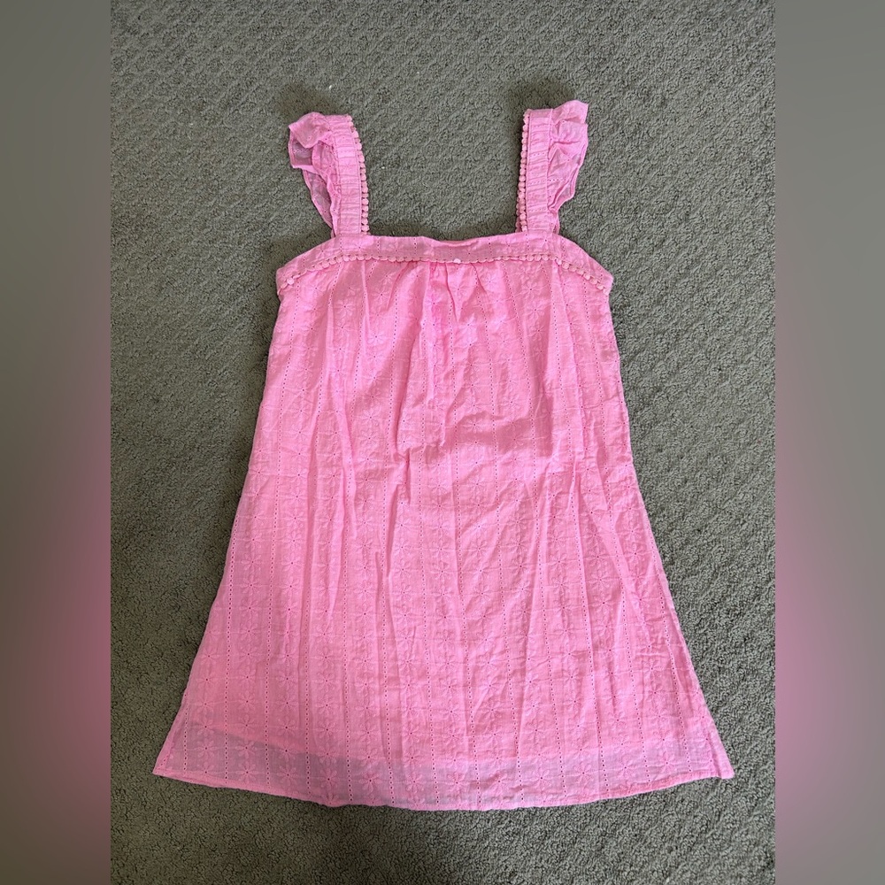 Women’s Pink Lily Always on my Mind Pink Eyelet Mini Dress